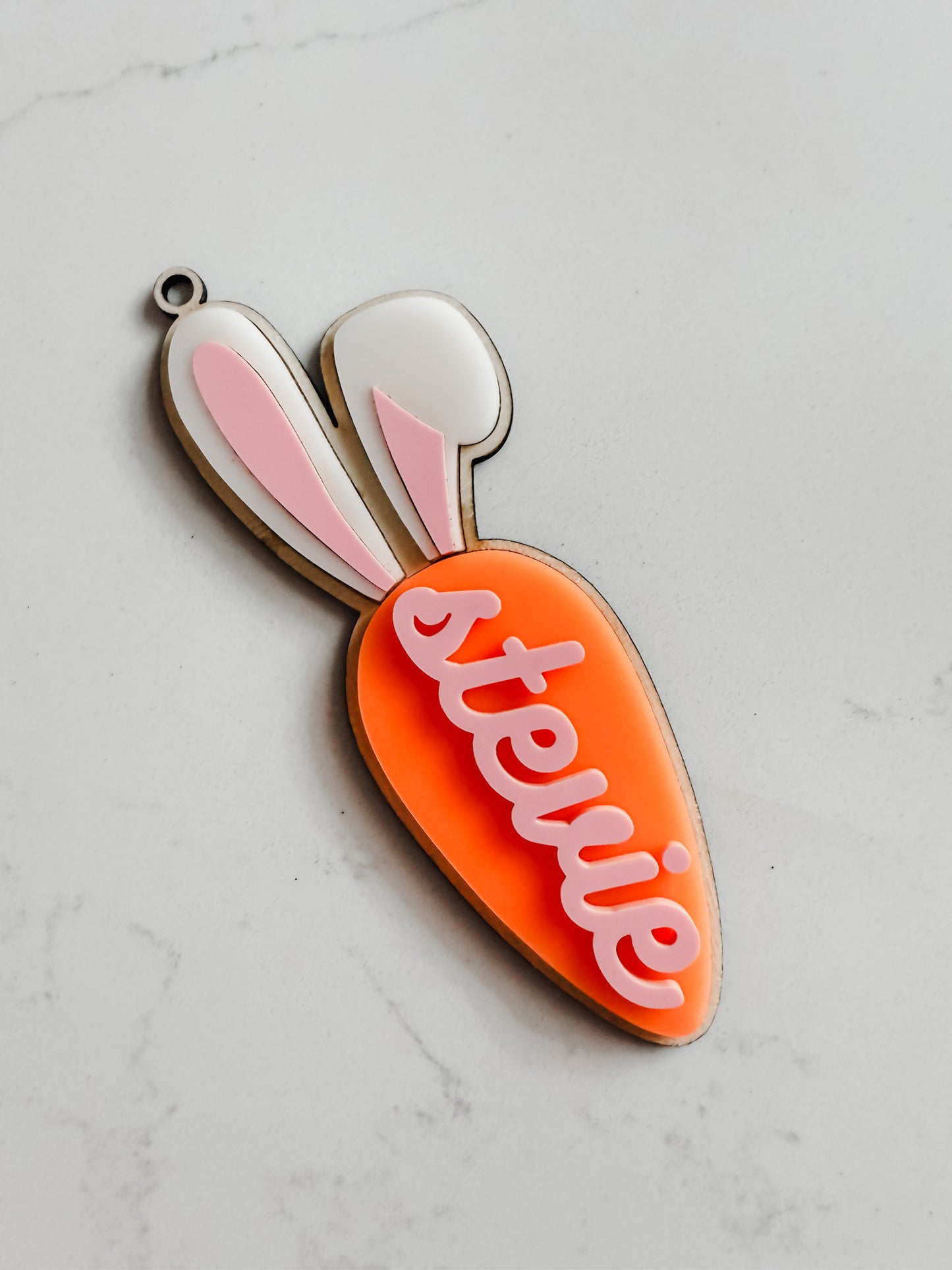 Bunny Carrot - Easter - Name Tag