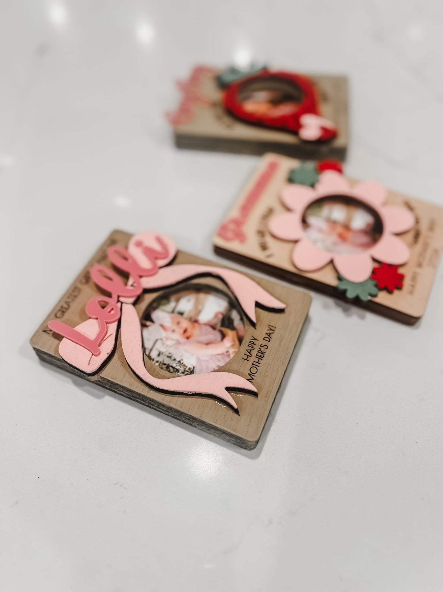 Bow - Photo Frame - Magnet