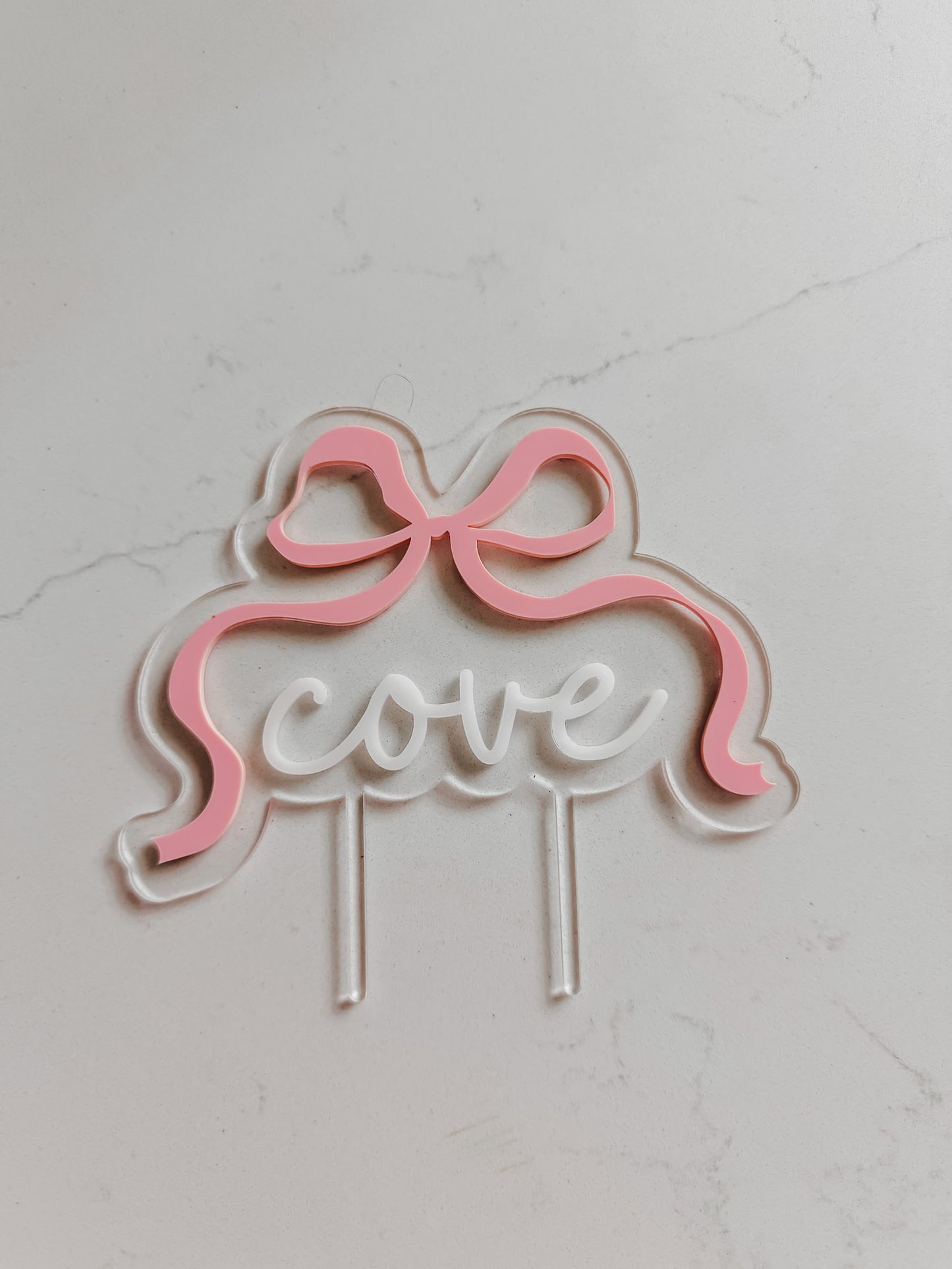 Bow - ONE - Cake Topper
