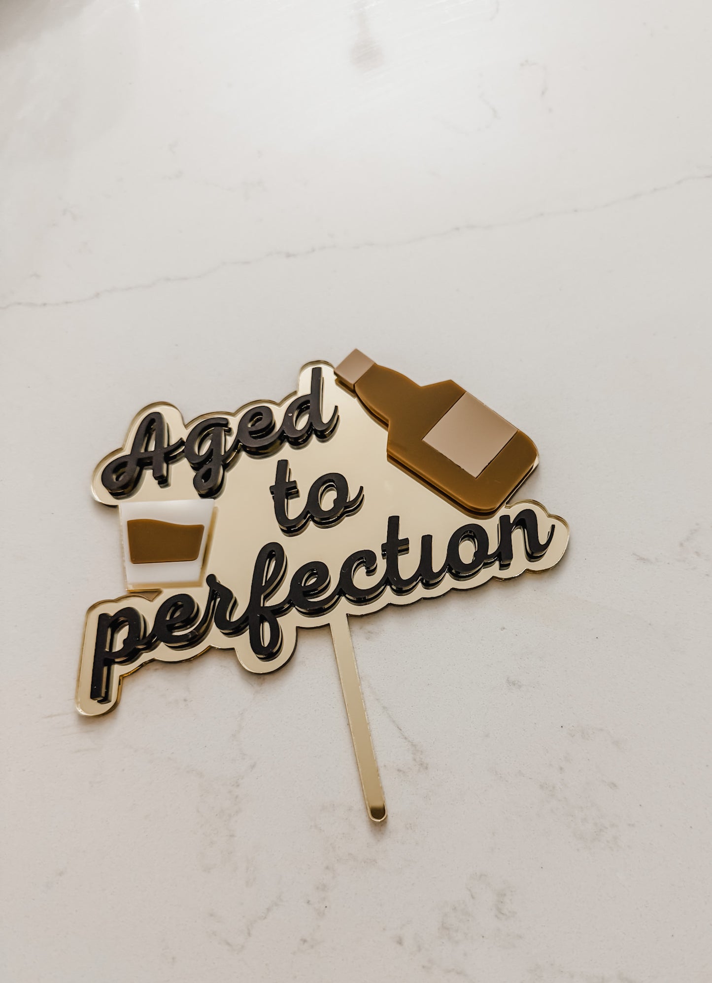 Aged to perfection - Cake Topper