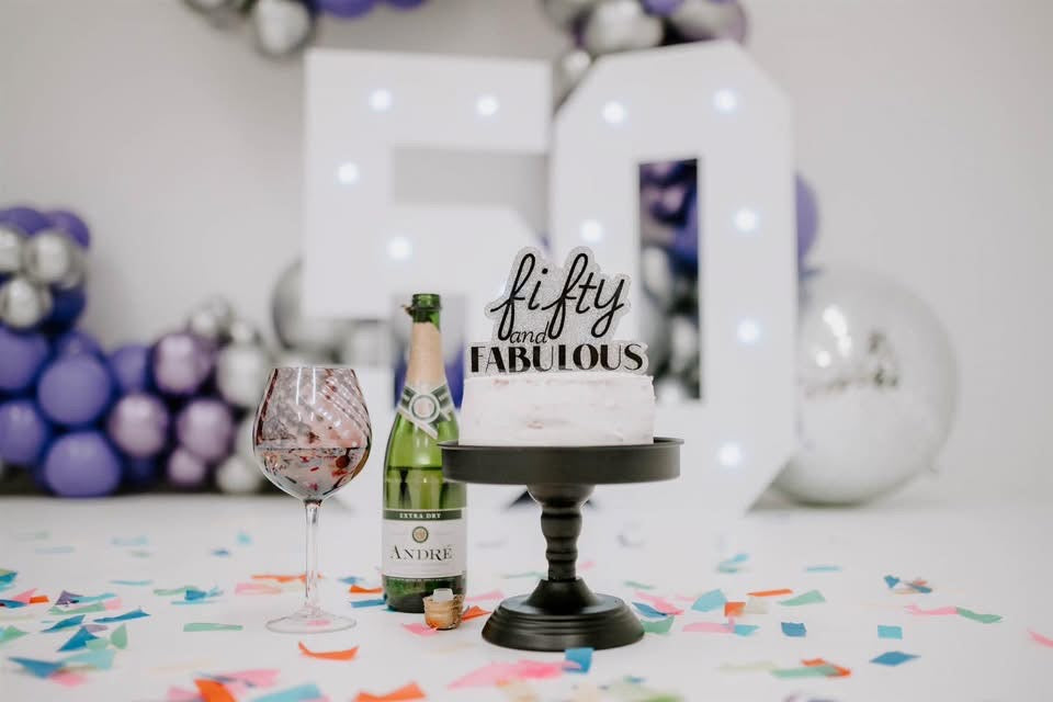 fifty and FABULOUS - Cake Topper