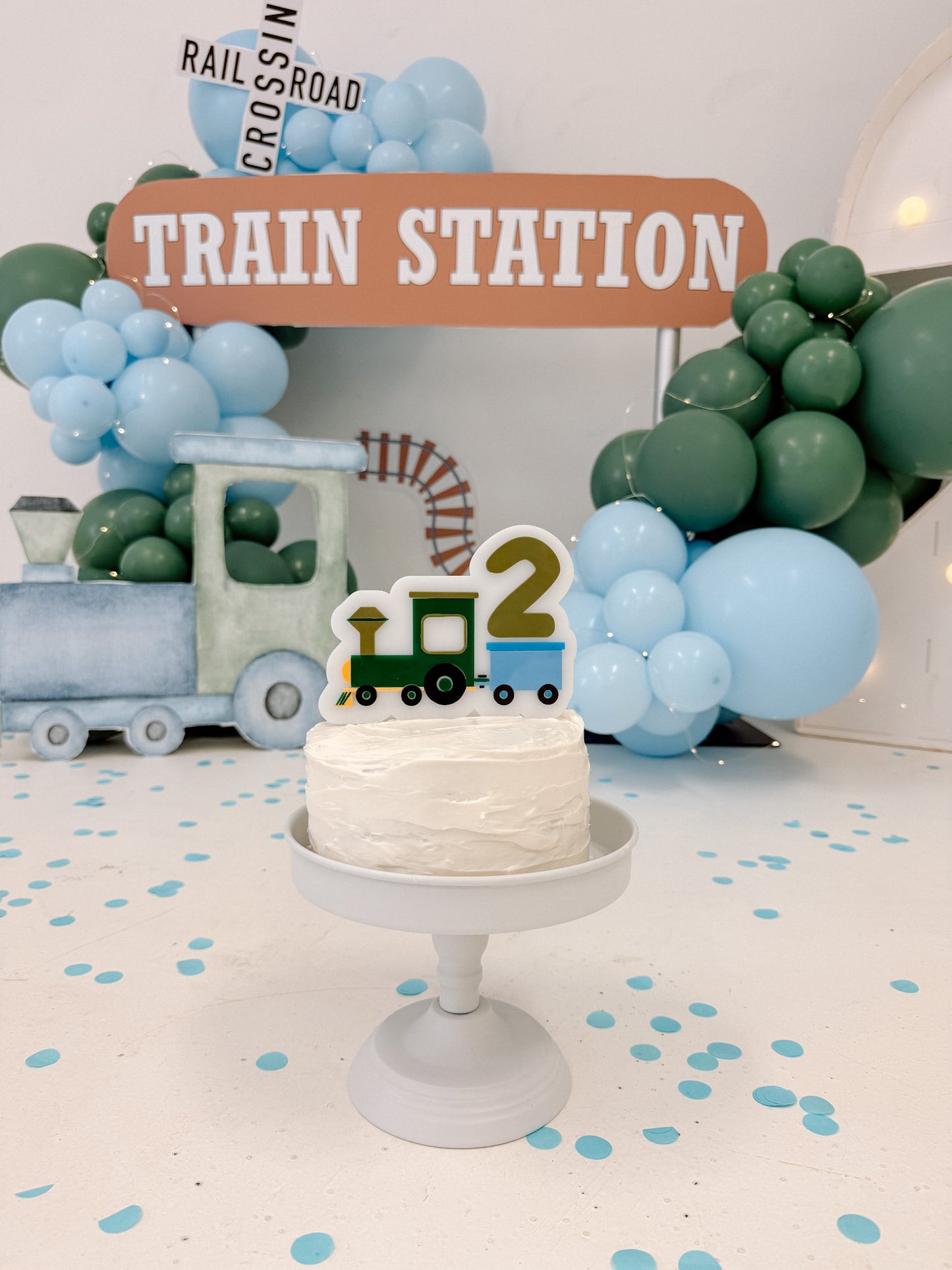 Train - 2 - Cake Topper