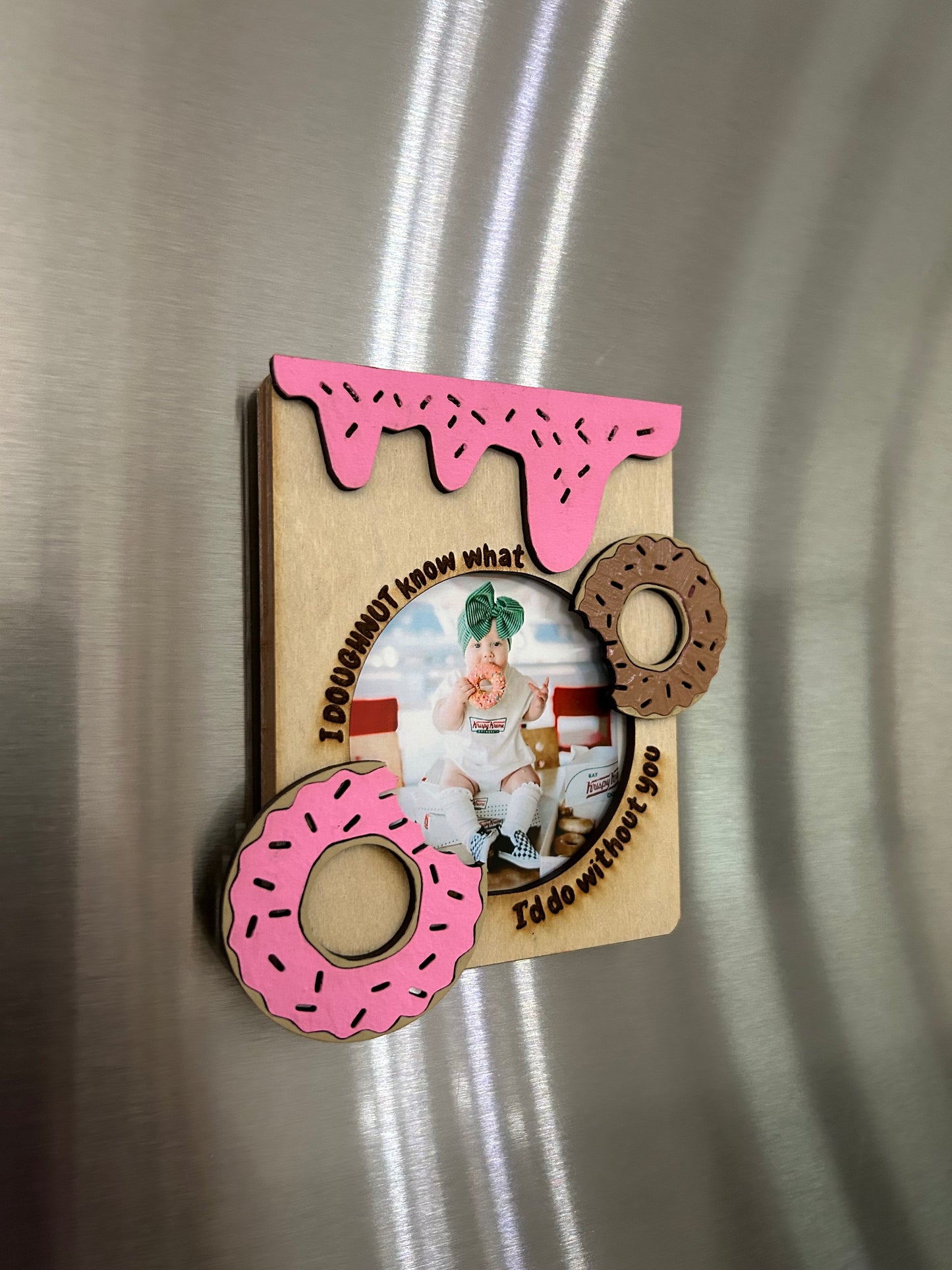 Doughnut - Photo Frame - Magnet