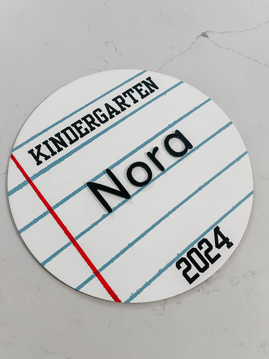 Back To School - Round