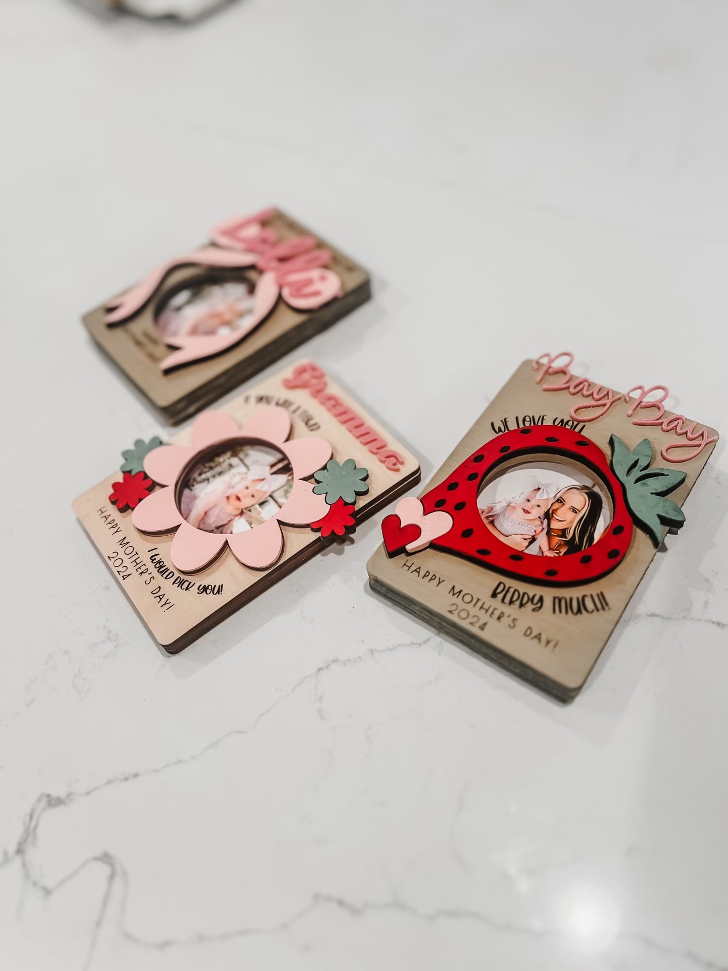 Bow - Photo Frame - Magnet