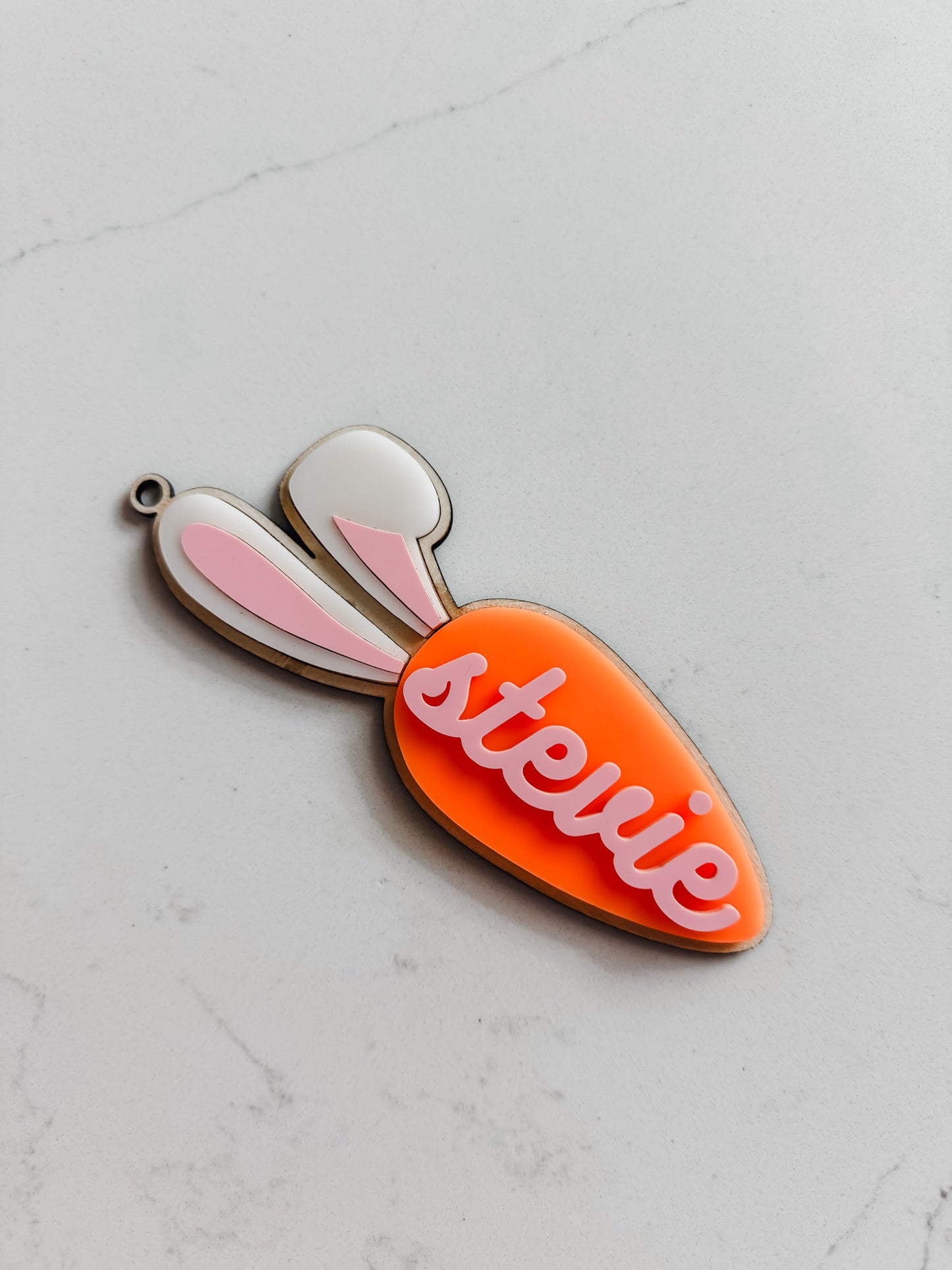 Bunny Carrot - Easter - Name Tag
