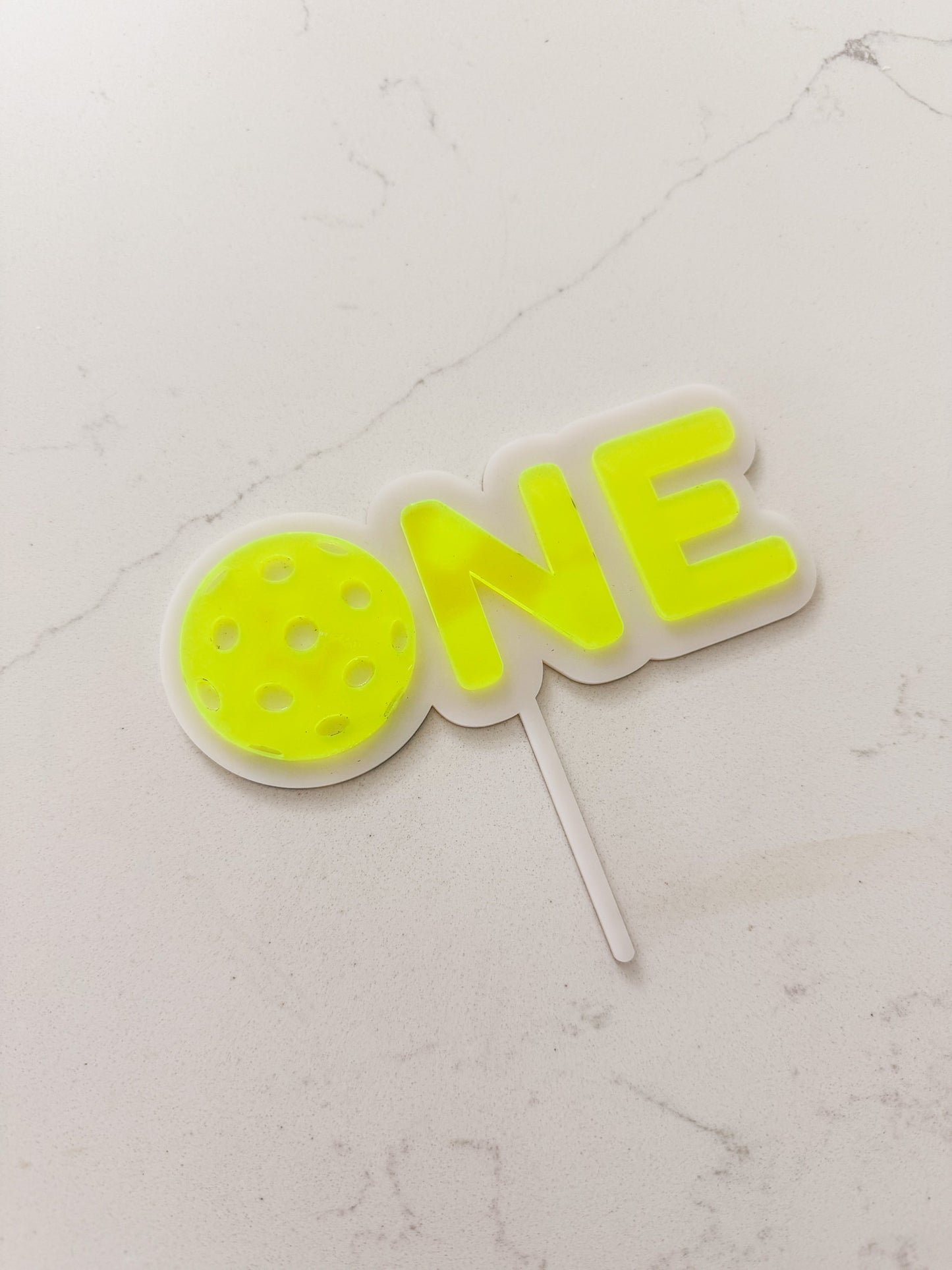 Pickleball - ONE - Cake Topper