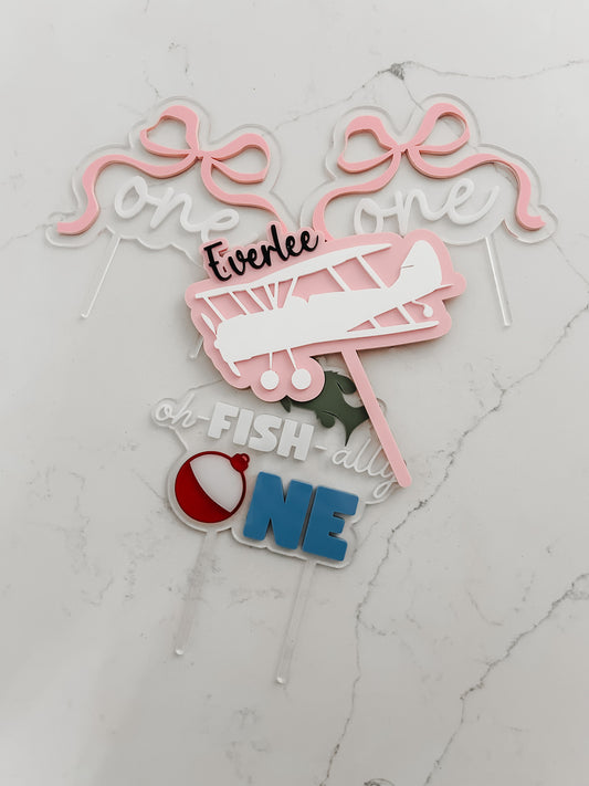 Airplane - Custom - Cake Topper