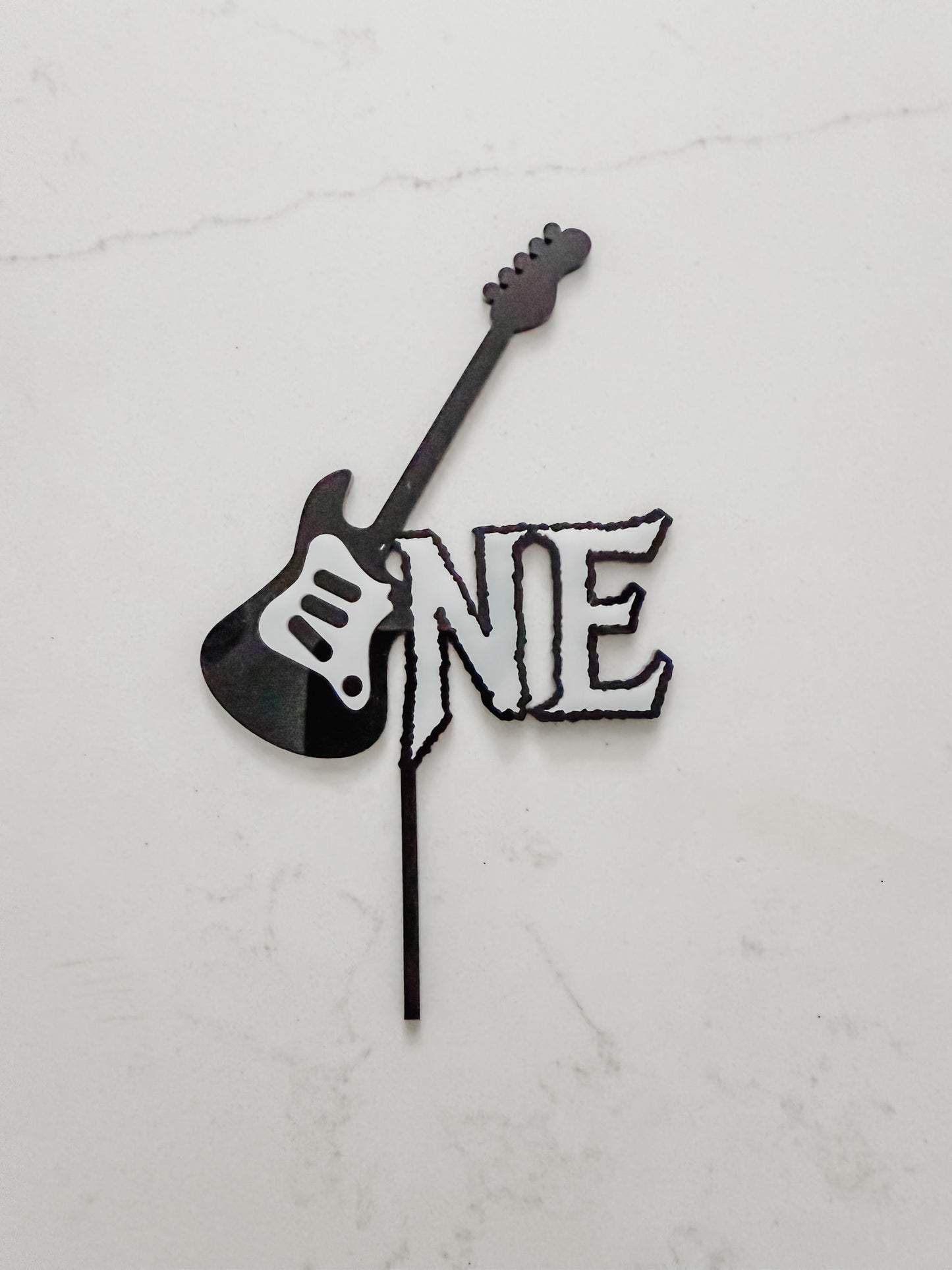 Guitar - ONE - Cake Topper