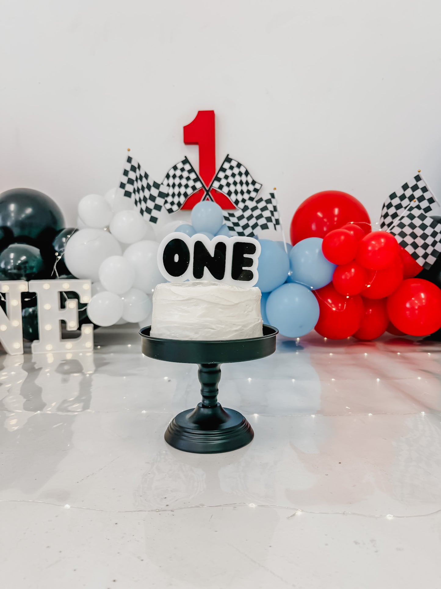Plain - ONE - Cake Topper