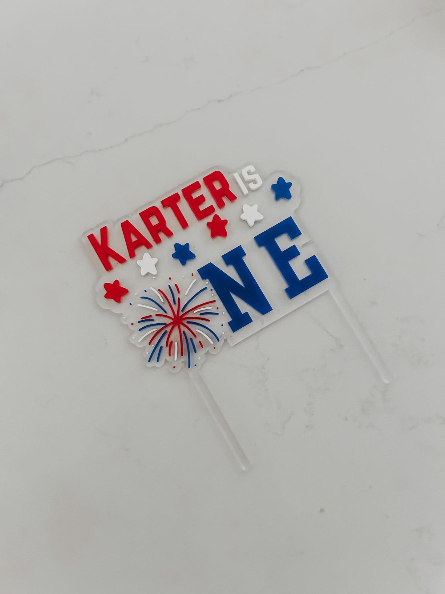 Firework - ONE - Cake Topper