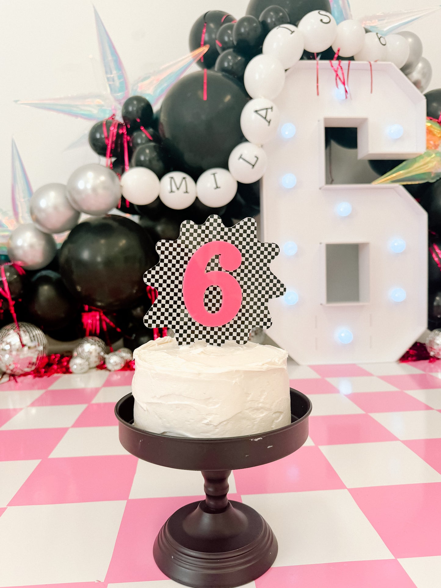 Burst - 6 - Cake Topper