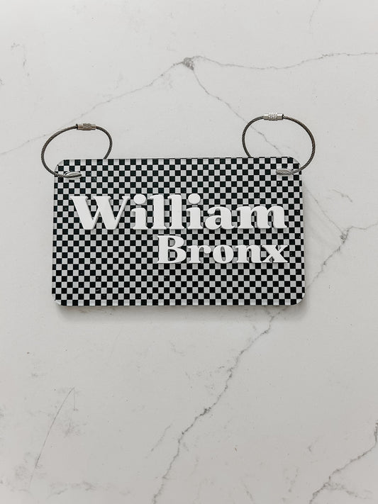 Basic - Rectangle - Stroller Tag