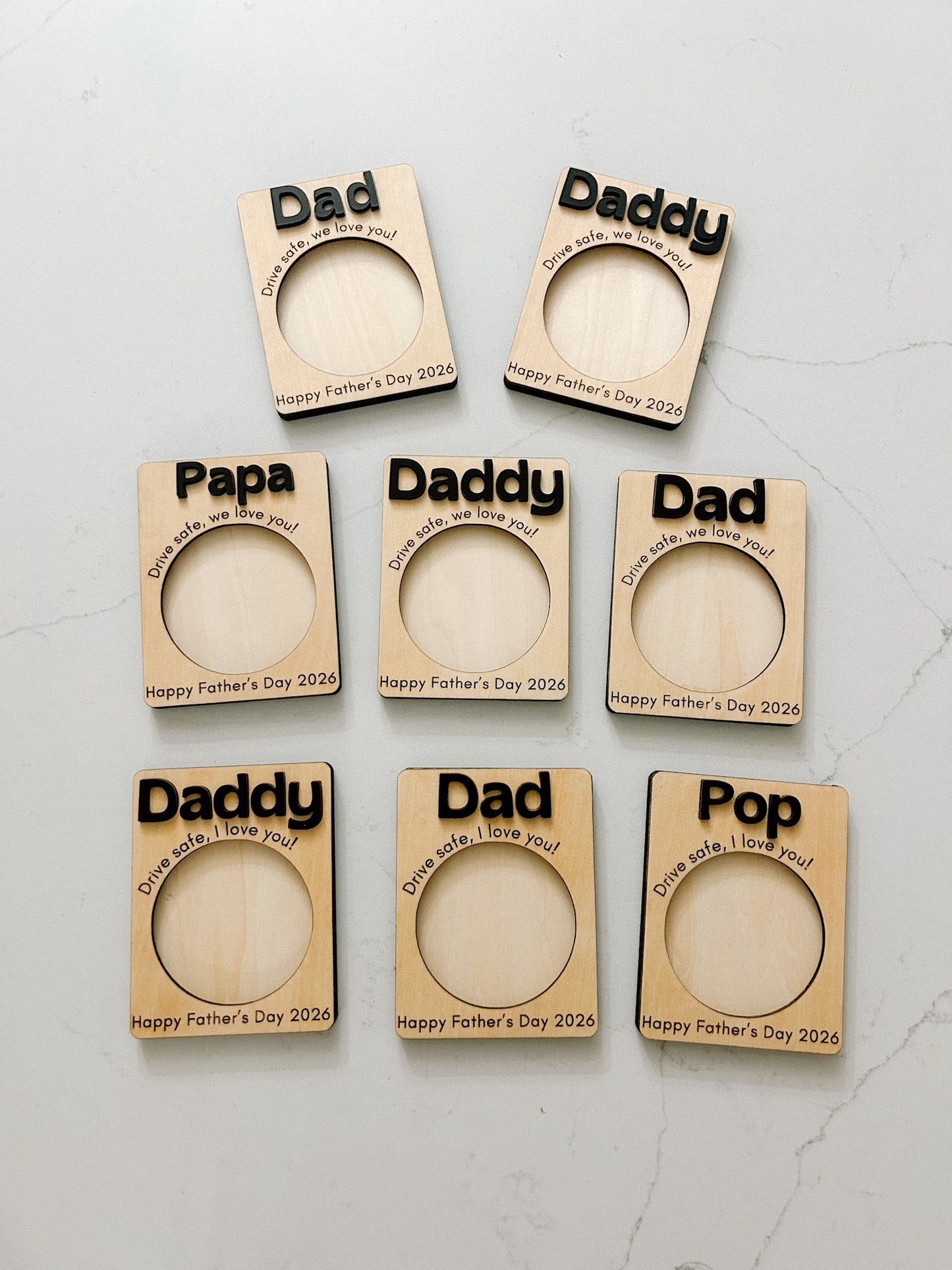 Father's Day 2026 - Photo Frame - Visor Clips
