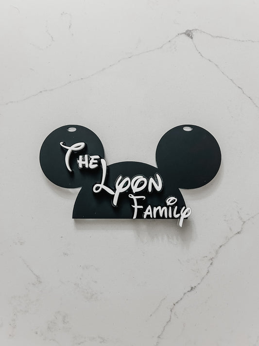 Mickey & Minnie - Stroller Tag