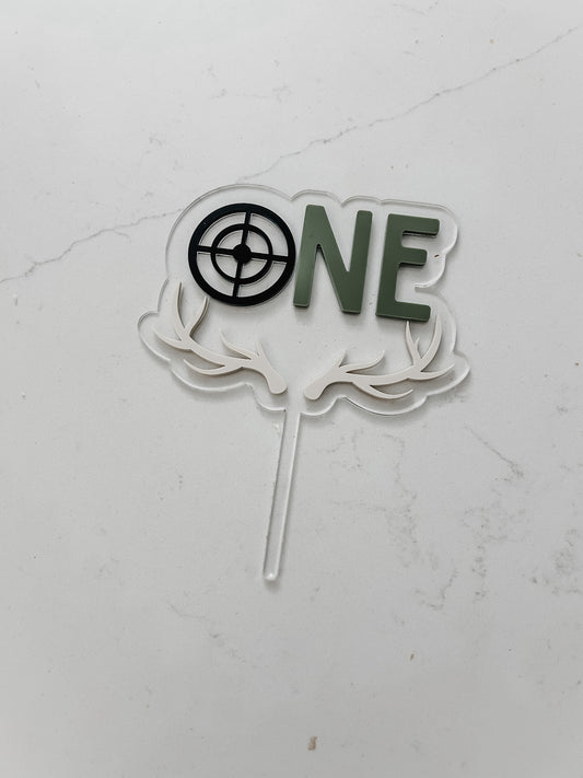 Hunting - ONE - Cake Topper