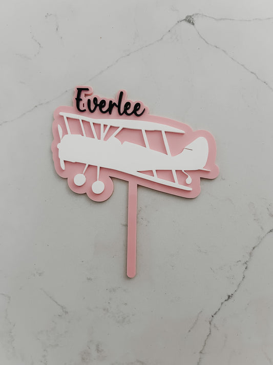 Airplane - Custom - Cake Topper