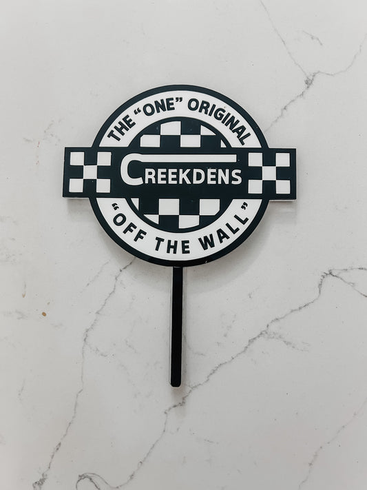 Vans Logo - Circle - Cake Tooper