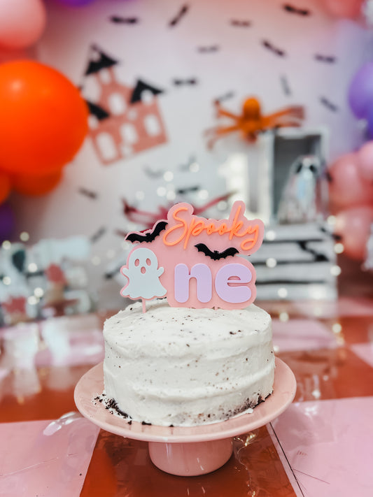 Spooky ONE - Cake Topper