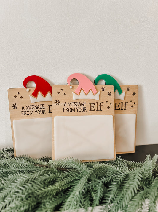 Elf Message Board - Sign