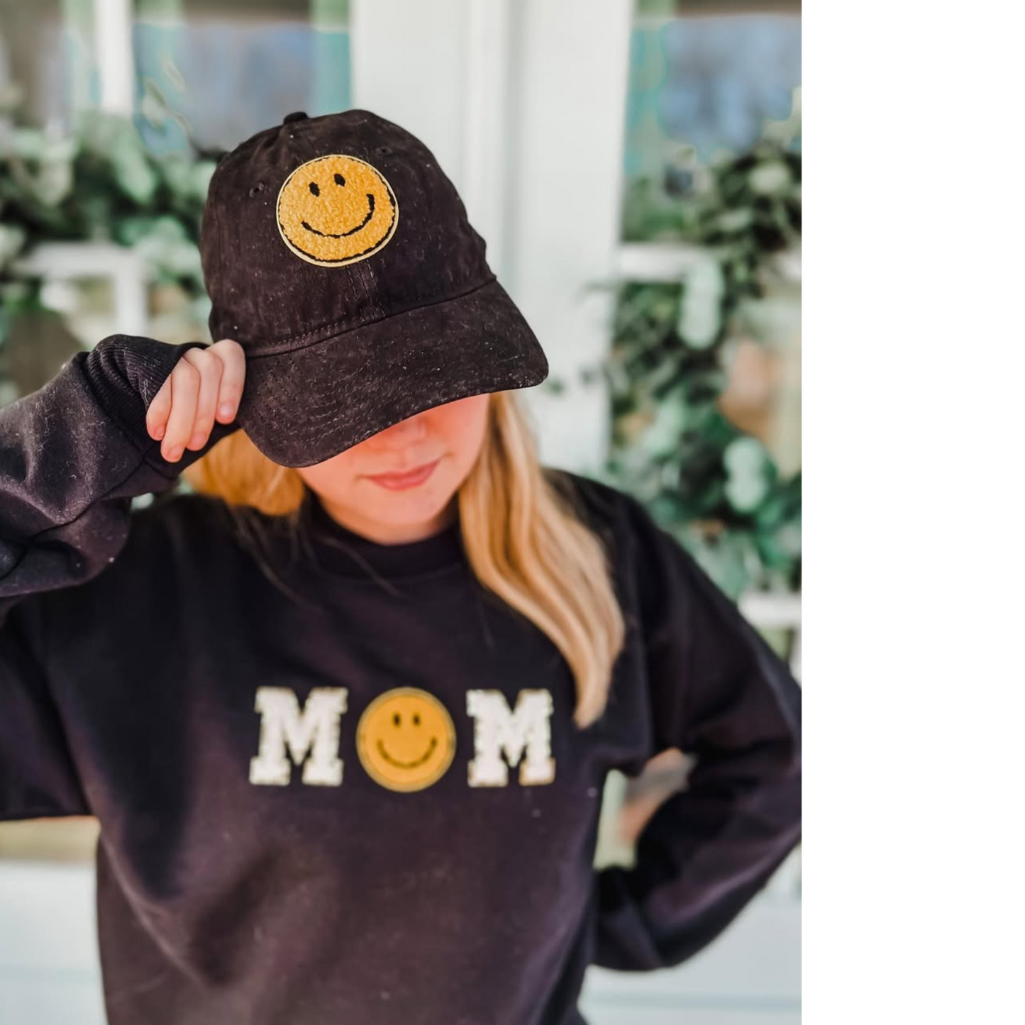 Initial Letter Iron on Patch - Baseball Cap