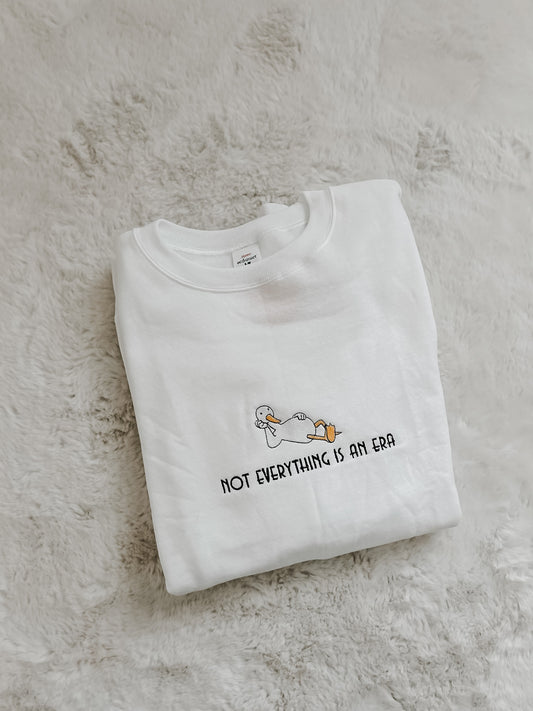 Not Everything Is An Era - Crewneck | White