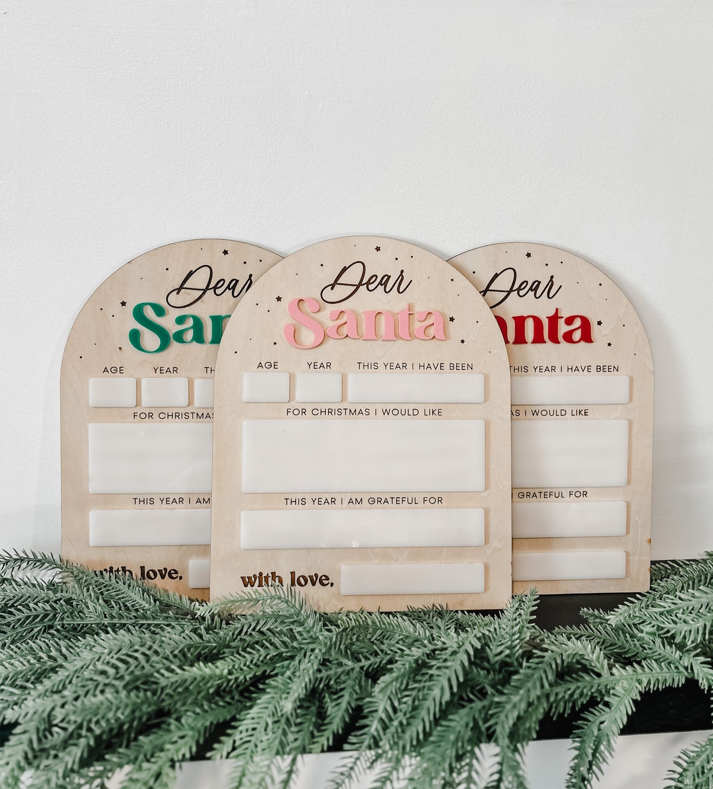 Dear Santa Christmas - Sign