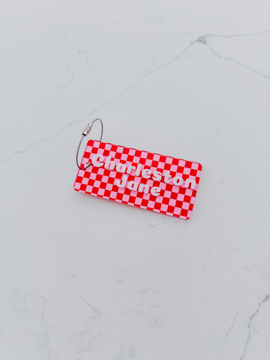 Custom Checkered - Name Tag
