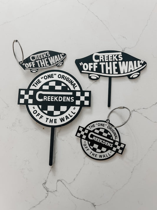 Vans Logo - Circle - Cake Tooper