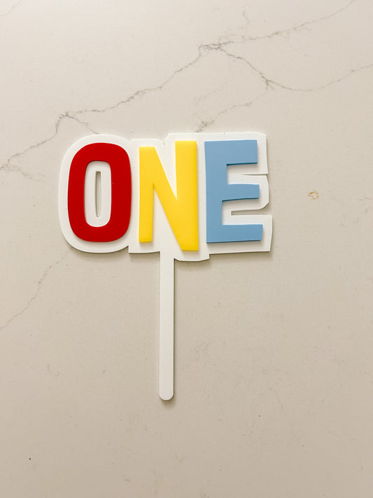 Inside Out - ONE - Cake Topper