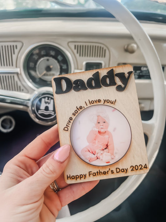 Father's Day 2024 - Photo Frame - Visor Clips