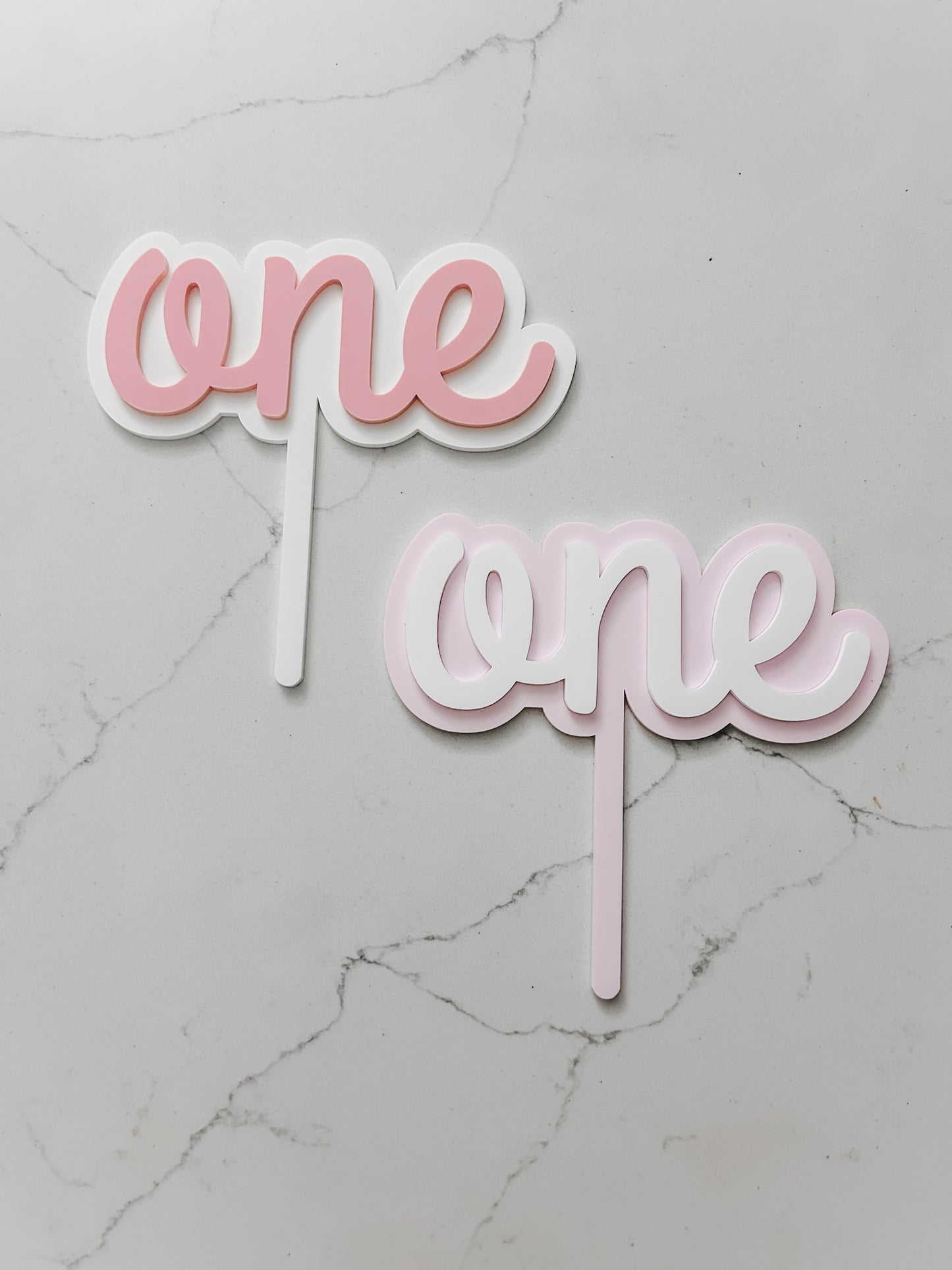 Simple - one - Cake Topper