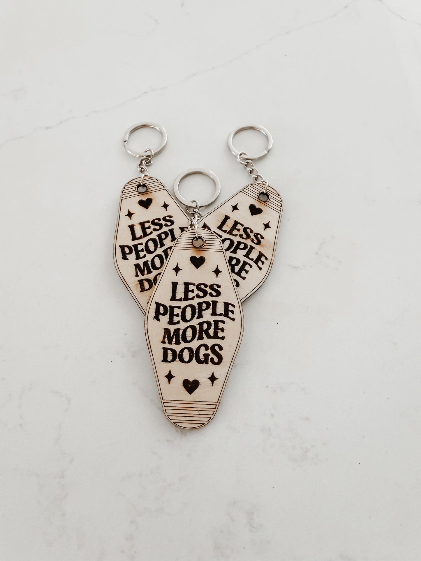 Wooden Dog Mom - Keychains