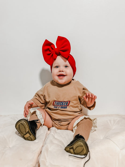 Thicker Than A Snicker - Baby Bubble Onesie