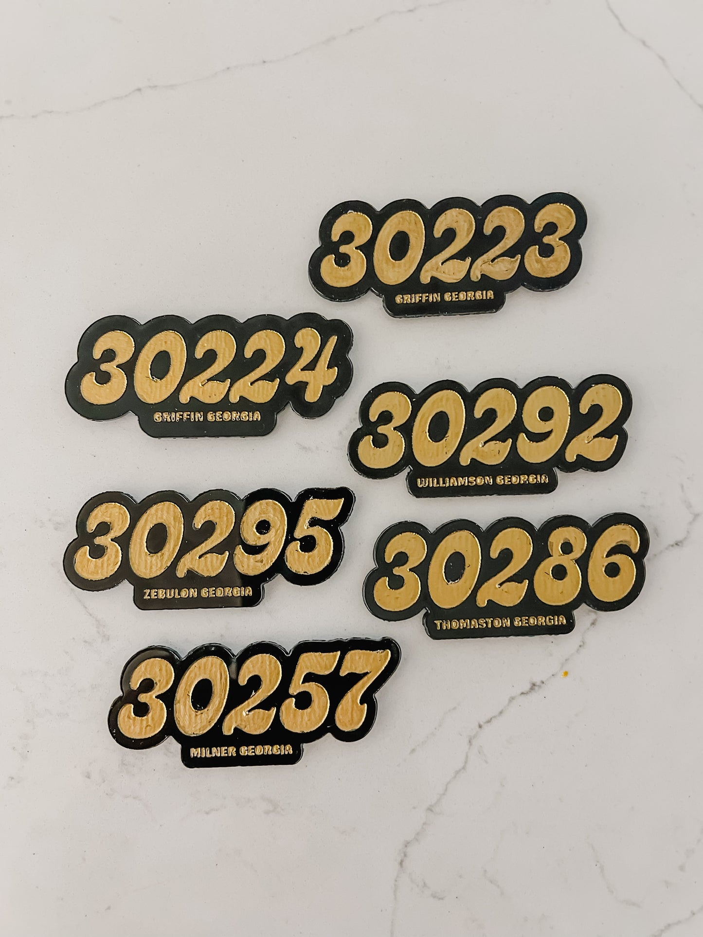 Zip code magnets