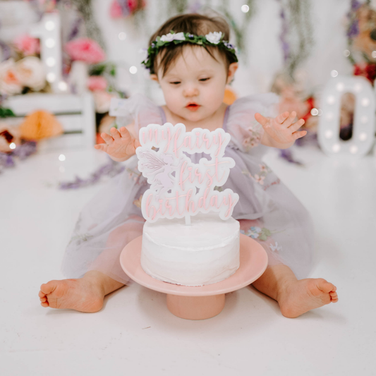 My Fairy First Birthday - Cake Topper