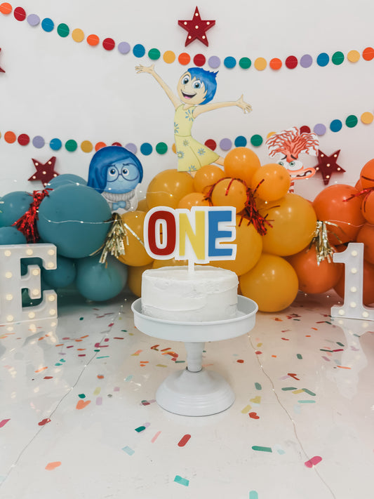 Inside Out - ONE - Cake Topper