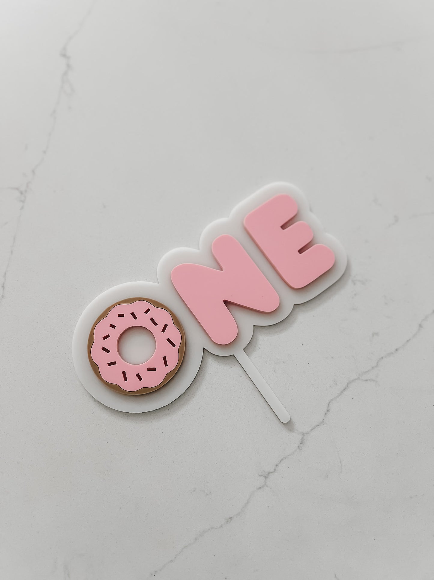 Donut - ONE Cake Topper