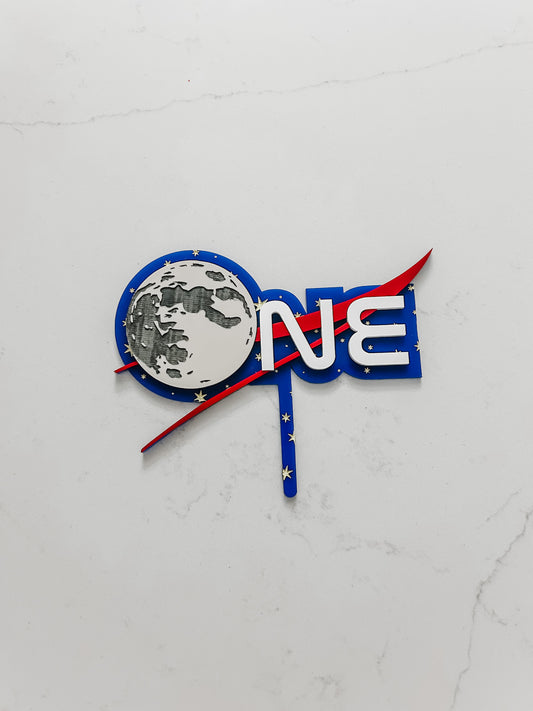 Space / NASA - One - Cake Topper