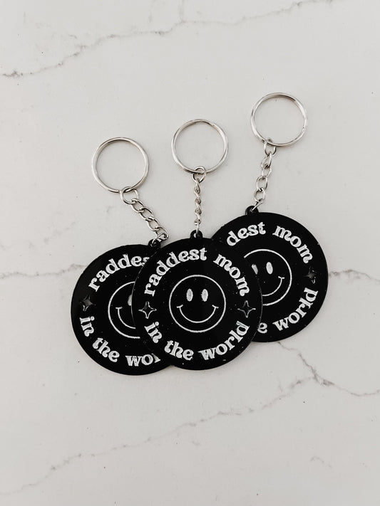 Rad Mom - Keychain