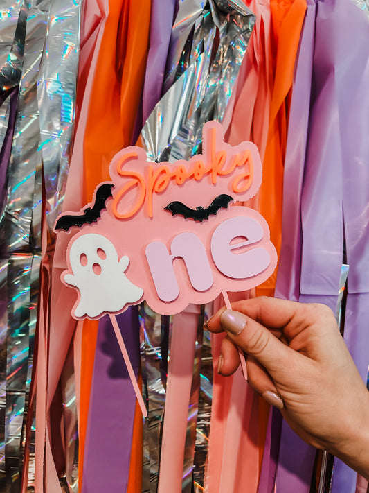 Spooky ONE - Cake Topper