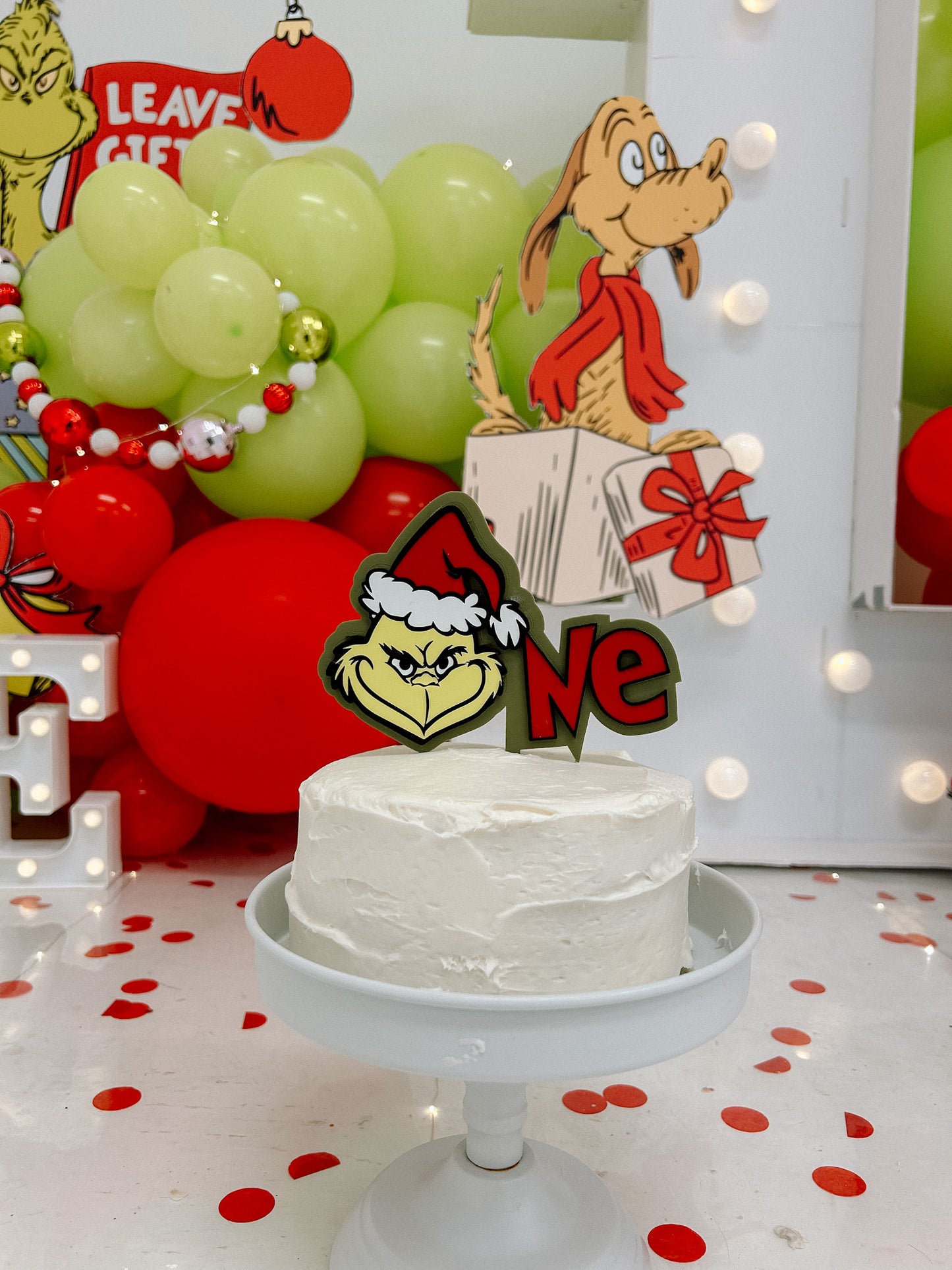 Grinch - One - Cake Topper