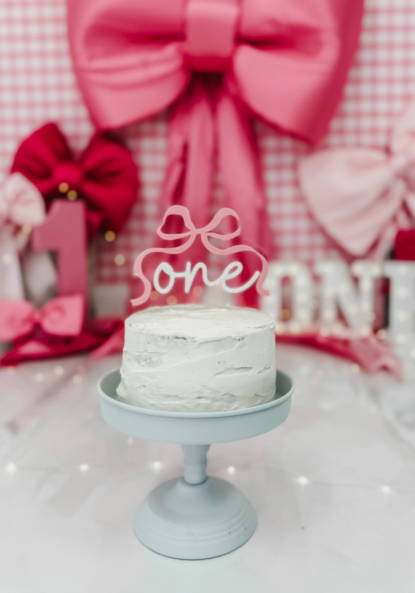 Bow - ONE Cake Topper