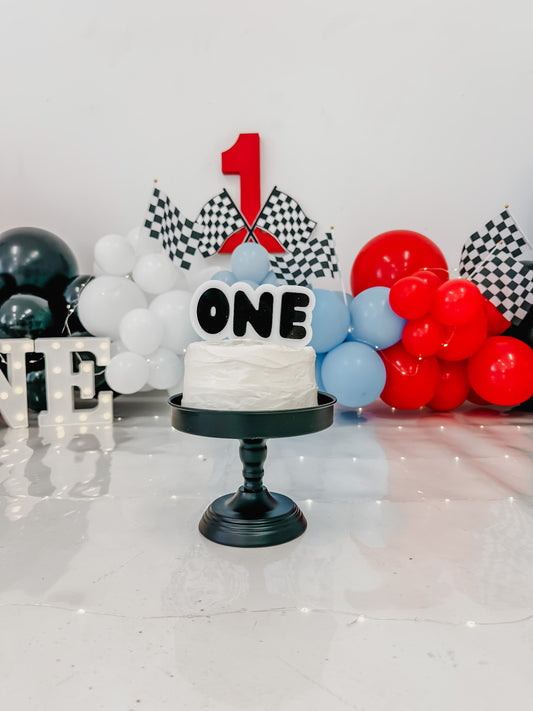 Plain - ONE - Cake Topper