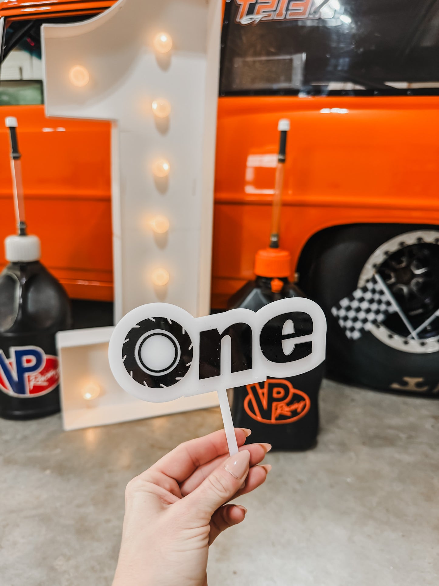 Tire - One - Cake Topper