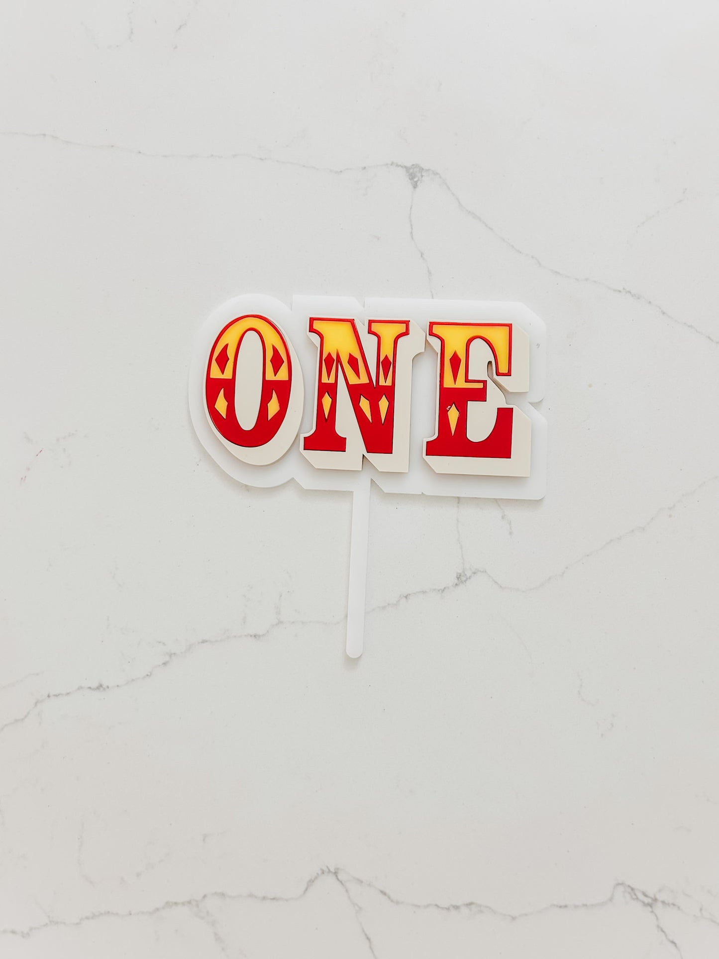 Carnival - ONE - Cake Topper