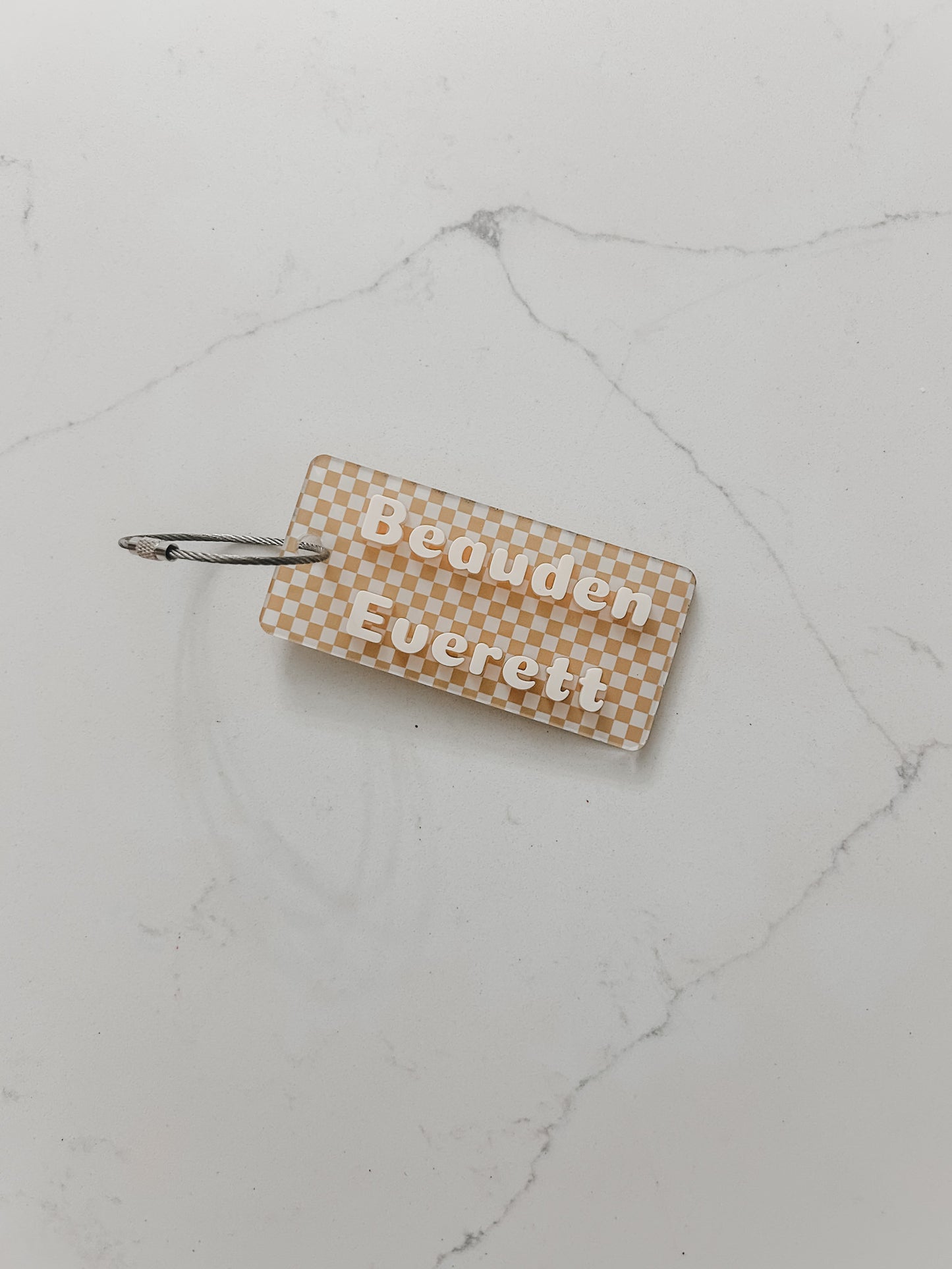 Custom Checkered - Name Tag