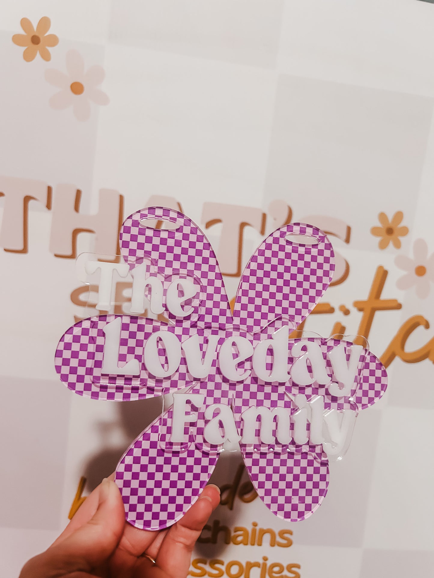 Flower - Stroller Tag