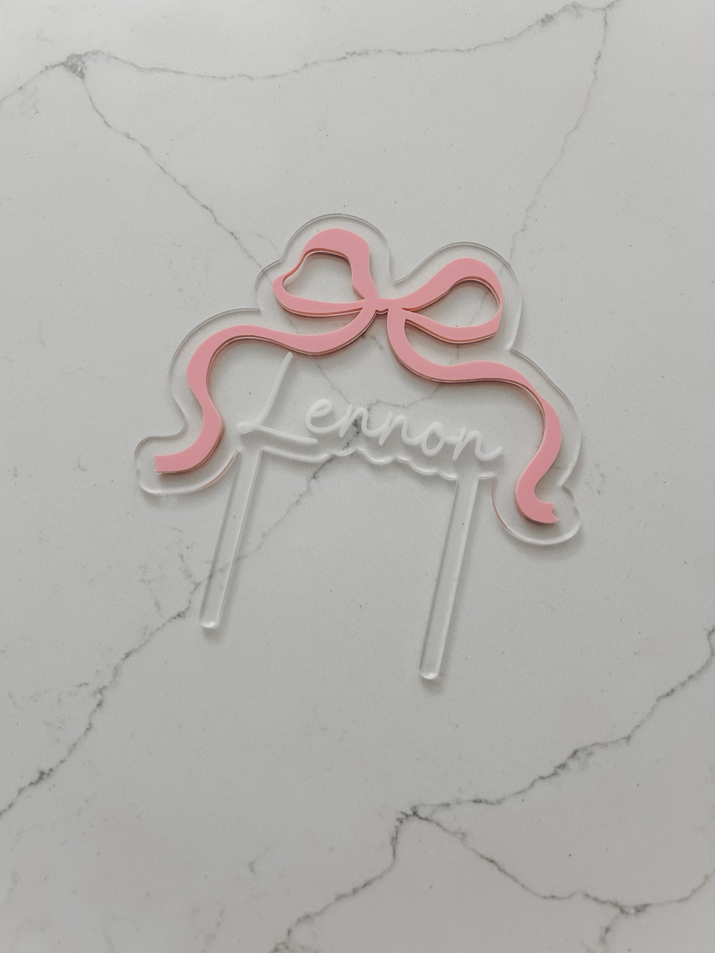 Bow - ONE - Cake Topper