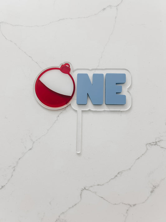 Bobber - One - Cake Topper